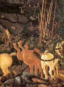 UCCELLO, Paolo Bernardino della Ciarda Thrown Off His Horse (detail) wt oil painting on canvas